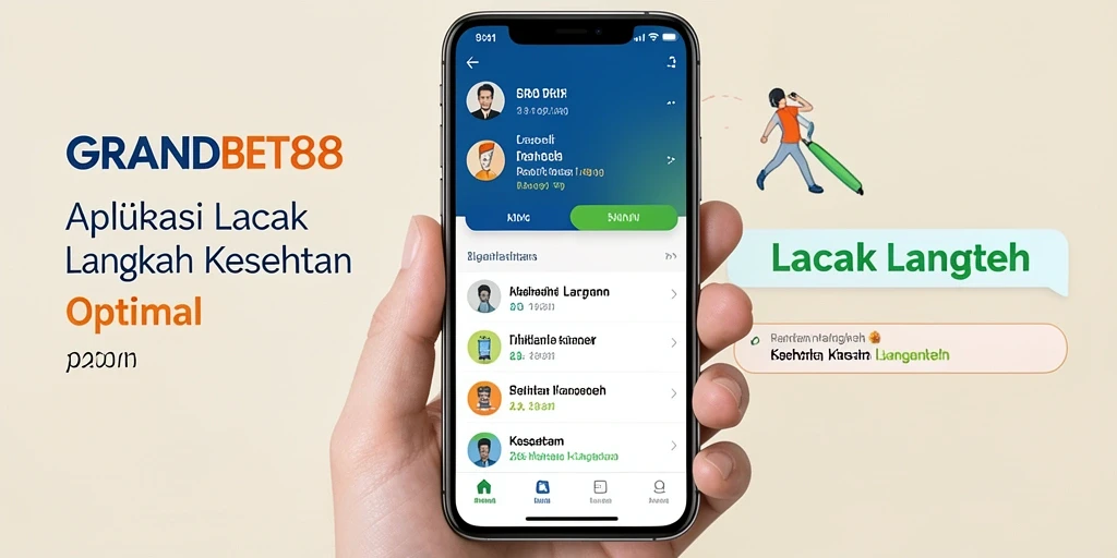 Antarmuka GRANDBET88 yang intuitif untuk lacak langkah.